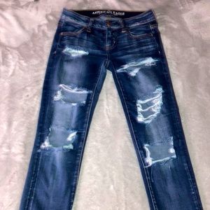(0) American Eagle low rise jeans